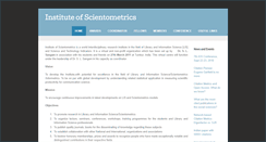 Desktop Screenshot of instmetrics.org